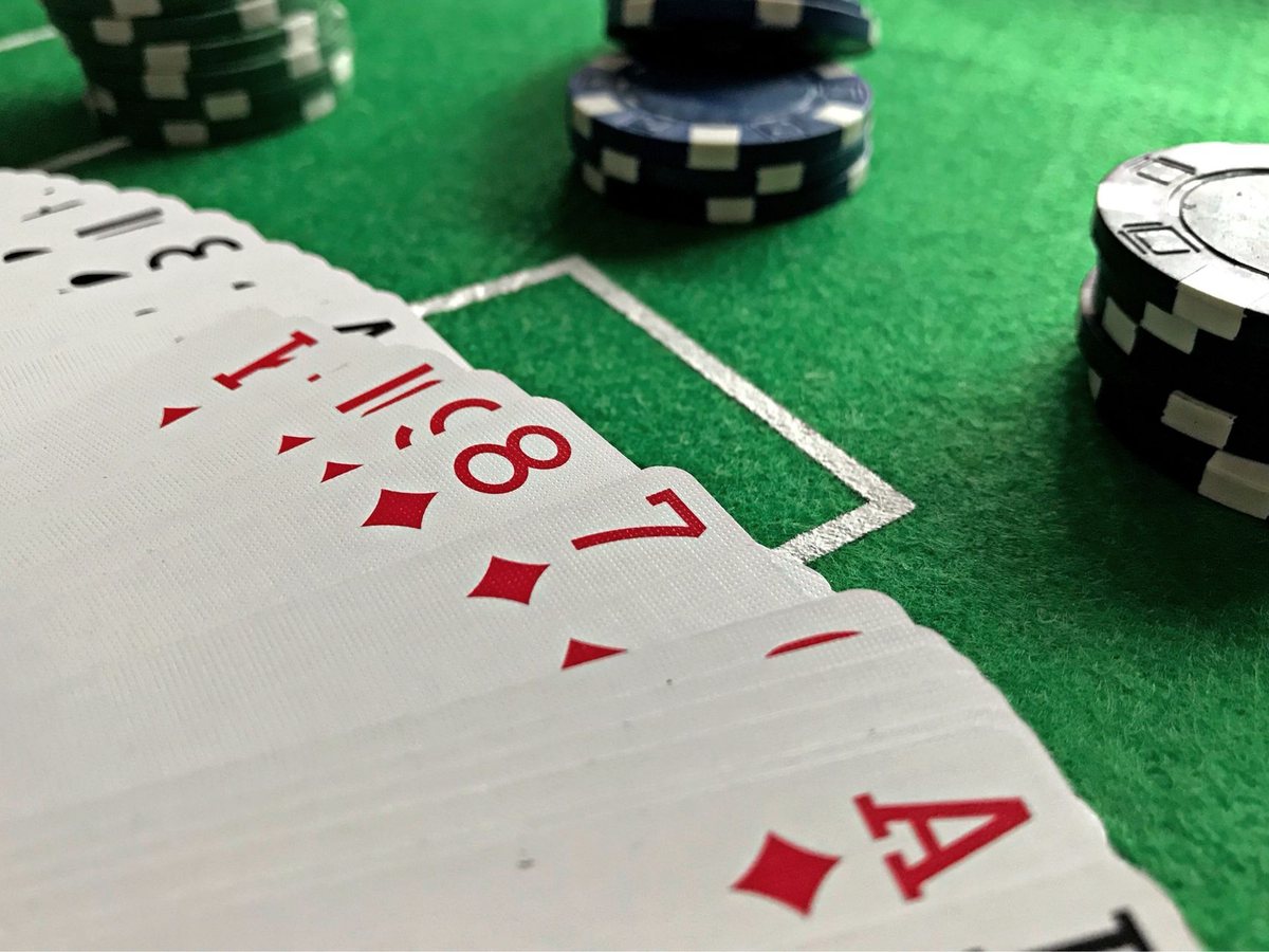Gaming chips on the table